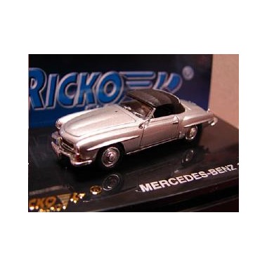 Miniature Mercedes 190 SL Cabriolet, fermée Gris métal Miniature Mercedes 190 SL Cabriolet, fermée Gris métal