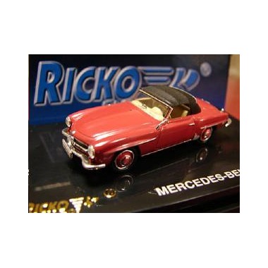 Miniature Mercedes 190 SL Cabriolet, fermée Framboise Miniature Mercedes 190 SL Cabriolet, fermée Framboise