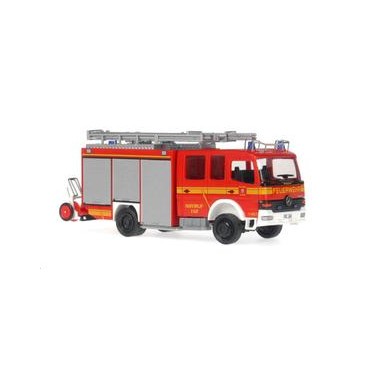 Miniature Schlingmann Mercedes HLF 20/16 Pompiers