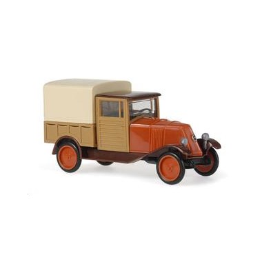 Miniature Renault NN plateau baché marron/beige