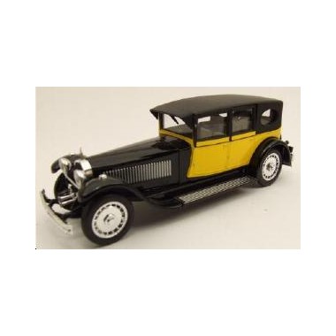 Miniature Bugatti Royale 41 Noire/Jaune 1927