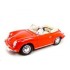 Miniature Porsche 356 Cabriolet Rouge 1961