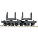 Wagonnets à traverse pivotante, kit de 2 wagons