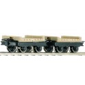 Wagons plats DB Epoque 5, Kit 2 wagons