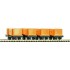 Coffret de lorries de mines, kit de 4 wagons, Epoque 4