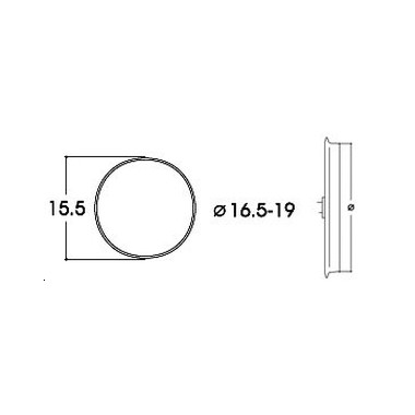 Bandages de roues Diam. 16,5 a 19 mm, 10 pièces