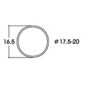 Bandages de roues AC Diam. 17.6mm a 20 mm, 10 pièces