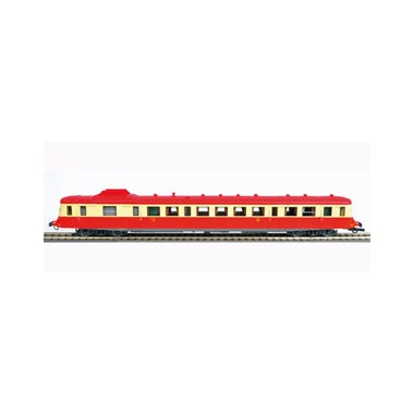 Autorail diesel X 2800 dépot de Lyon Vaise toit rouge, SNCF, Epoque 4 