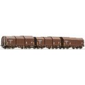 Coffret de wagons à capots télescopiques ÖBB avec son, Epoque 4-5