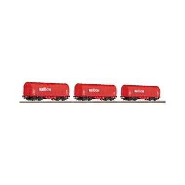 Coffret de 3 wagons à toit ouvrant coulissant NS, Epoque 6