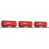 Coffret de 3 wagons à toit ouvrant coulissant NS, Epoque 6