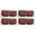 Coffret de 4 wagons autodéchargeables n° 1 de la DB, Epoque 3