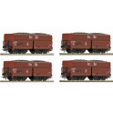 Coffret de 4 wagons autodéchargeables n° 2 de la DB, Epoque 3