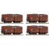Coffret de 4 wagons autodéchargeables n° 2 de la DB, Epoque 3