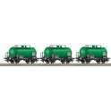 Coffret de 3 wagons-citernes BP de la DB, Epoque 3