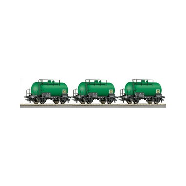 Coffret de 3 wagons-citernes BP de la DB, Epoque 3