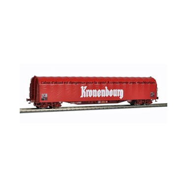 Wagon baché Kronenbourg SNCF, Epoque 4-5