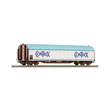 Wagon bâché 8 essieux Rils Contrex Epoque 4/5