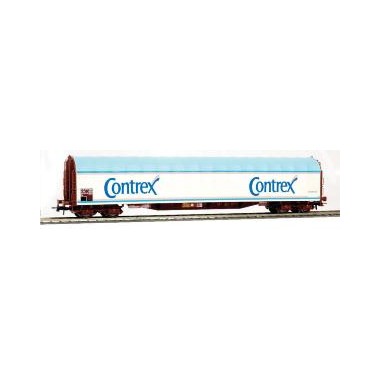 Wagon bâché 8 essieux Rils Contrex Epoque 4/5 Wagon bâché 8 essieux Rils Contrex Epoque 4/5