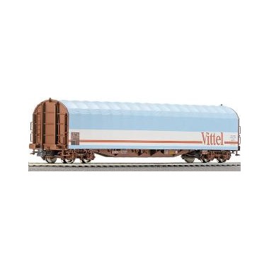 Wagon bâché 8 essieux Rils Vittel Epoque 4/5 Wagon bâché 8 essieux Rils Vittel Epoque 4/5