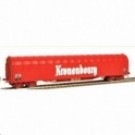 Wagon bâché 8 essieux Rils Kronenbourg Epoque 4/5