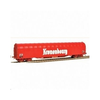 Wagon bâché 8 essieux Rils Kronenbourg Epoque 4/5