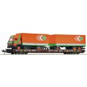 Wagon intermediaire ÖBB avec camion, Epoque 5