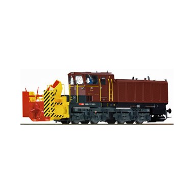 Locomotive Diesel Chasse neige Beilhack SBB avec son, Epoque 5-6
