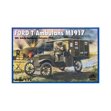 Maquette Ford T Ambulance M 19171, 1ère GM