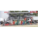 Maquette station de remplissage de fuel Avia pour camions