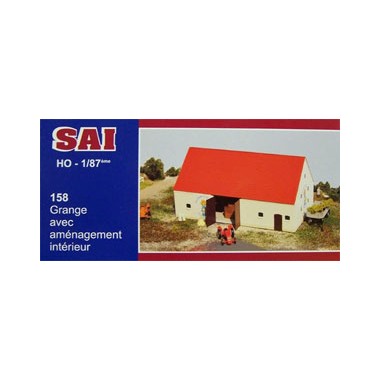 Maquette Grange avec aménagement intérieur