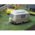 Miniature Caravane Eriba Familiale beige