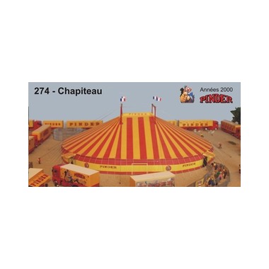 Chapiteau du cirque Pinder Années 1990 et 2000