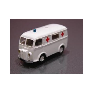 Miniature Peugeot D3A Ambulance Croix-Rouge Française