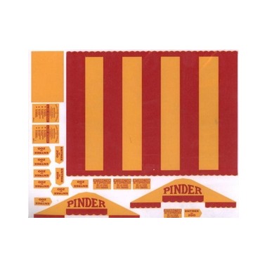 Tente de la m&eacute;nagerie du cirque Pinder Ann&eacute;es 2000