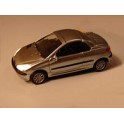 Miniature Peugeot 206 CC Gris métallisé, Phares eclairés