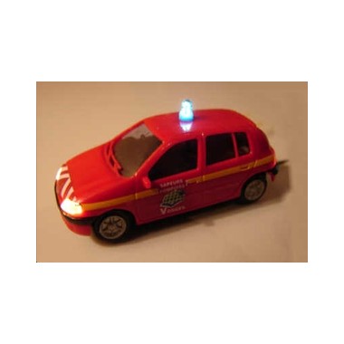 Miniature Renault Clio Pompiers Vosges Phares gyro fonctionnels