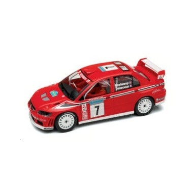 Scalextric voiture slot-car Mitsubishi Lancer Evo.7 Delecour 7