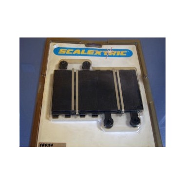 Scalextric slot-car Pistes 1/4 droites, 2 éléments