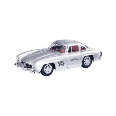 Miniature Mercedes 300 SL "Gullwing" Gris métallisé 1955