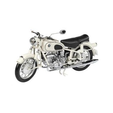 Miniature BMW R69S 1960 blanche