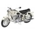 Miniature BMW R69S 1960 blanche