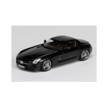 Miniature Mercedes SLS AMG coupé noire