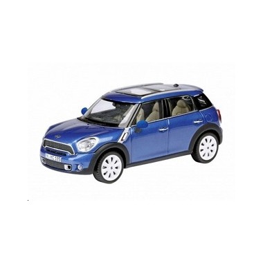 Miniature Mini Cooper S Countryman bleue