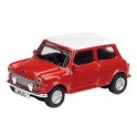 Miniature Austin Mini Cooper Rouge / Blanc