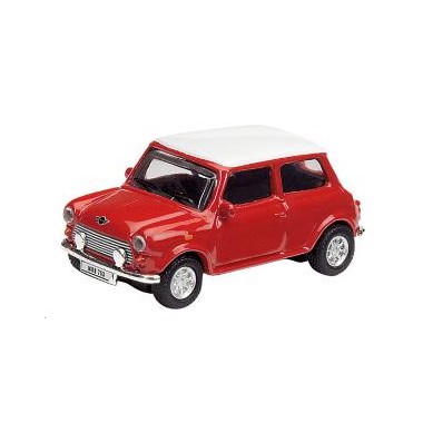 Miniature Austin Mini Cooper Rouge / Blanc Miniature Austin Mini Cooper Rouge / Blanc