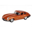 Miniature Jaguar Type E marron cuivré