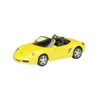 Miniature Porsche Boxster S jaune
