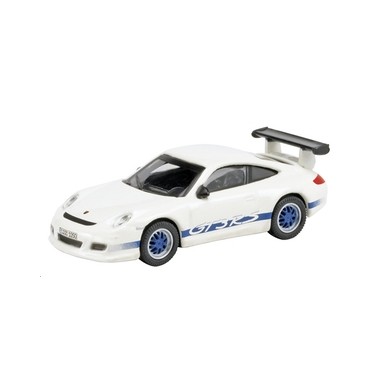 Miniature Porsche 911 GT3 RS blanche