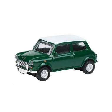 Miniature Austin Mini Vert / Blanc Miniature Austin Mini Vert / Blanc